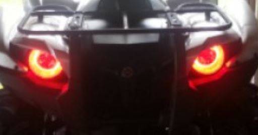 Диодная лента &quot;Ангельские глазки&quot;   габаритного света, d=6 см (КРАСНЫЙ)