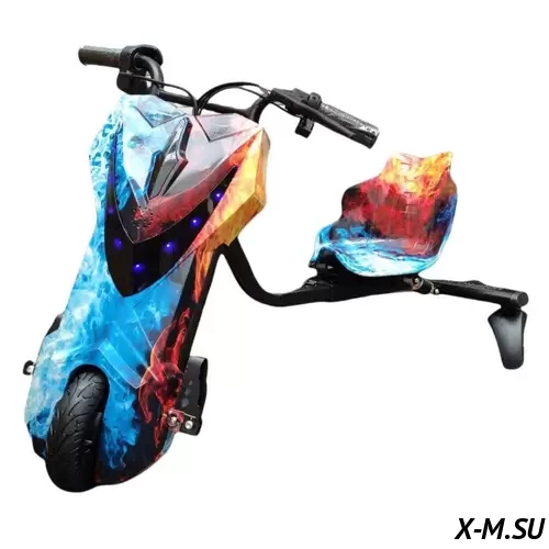 Электроскутер Дрифт Карт Drift-Trike Promax Mi101 огонь и лед Электроскутер Дрифт Карт Drift-Trike Promax Mi101 огонь и лед