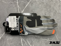 Перчатки взрослые 100% XD2-11 цв. Серо-оранжевый р. L