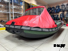 Носовой тент для лодки MISHIMO FAMILY LITE 430 цв. Красно-черный