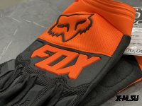 Перчатки детские FOX XD2-1-1 цв. Оранжево-черный  р. S