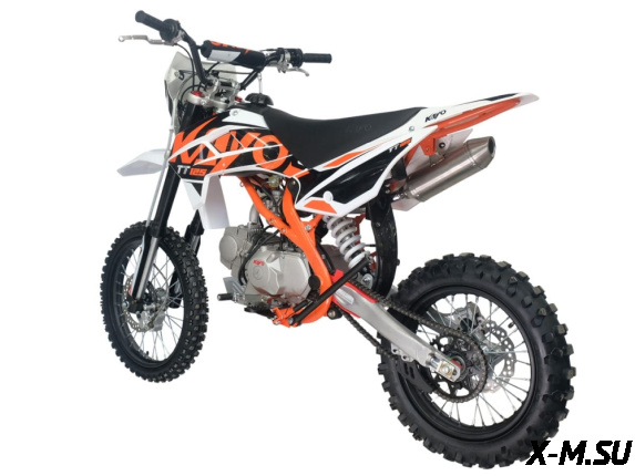 Питбайк KAYO BASIC K125EM 17/14 KRZ (механ. сцепл., эл. стартер)