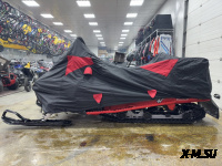 Чехол транспортировочный для снегохода AODES Snowcross с лого X-Motors Цв. Черно-красный