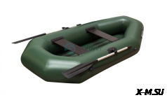 Лодка ПВХ &quot;Skiff-280&quot; (надувное дно) гребная